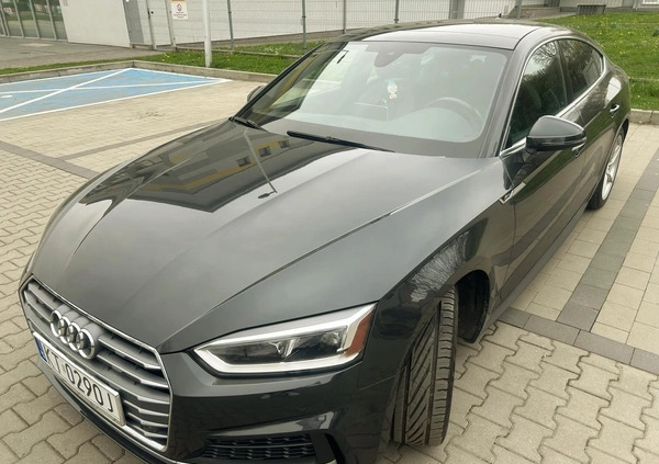 Audi A5 cena 119499 przebieg: 112500, rok produkcji 2018 z Tarnów małe 667